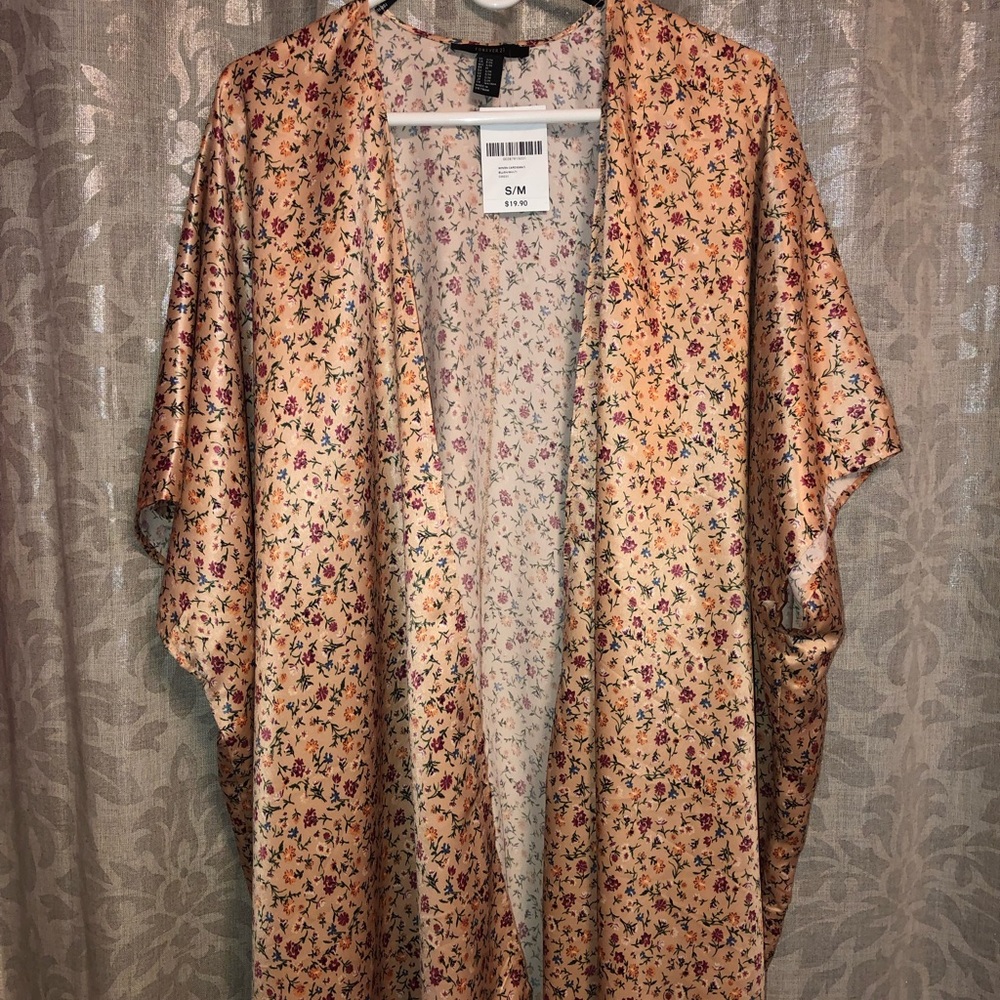 Forever 21 Silk Kimono